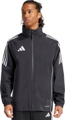 Kurtka męska adidas Tiro 24 Rain czarno-biała IJ7390 2XL. Białe kurtki męskie Adidas, m, bez wzorów, bez kaptura. Za 906.21 zł.