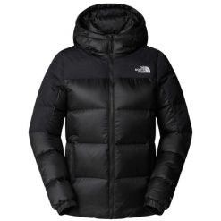 Kurtka sportowa damska Diablo Down 2.0 Hooded Jacket. Czarne kurtki sportowe damskie The North Face, m, bez wzorów, z materiału, bez ramiączek, z kapturem, trekkingowe. Za 1,249.99 zł.