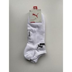 Skarpety unisex Puma QUARTER. Białe skarpetki damskie Puma, bez wzorów. Za 76.99 zł.