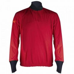 Kurtka PILOT wodoodporna, odpowiednia do wody. Czerwone kurtki męskie Hiko, bez wzorów, z neoprenu, sportowe, bez kaptura. Za 373.51 zł.