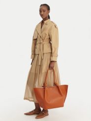 Coccinelle Torebka E1 U07 11 01 01 Brązowy. Brązowe shopperki damskie Coccinelle, bez wzorów, ze skóry, bez dodatków. Za 1,599.00 zł.