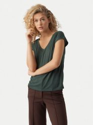 Vero Moda T-Shirt Filli 10247666 Zielony Regular Fit. Zielone t-shirty damskie Vero Moda, m, bez wzorów, z syntetyku, bez kołnierzyka, bez ramiączek. Za 99.99 zł.