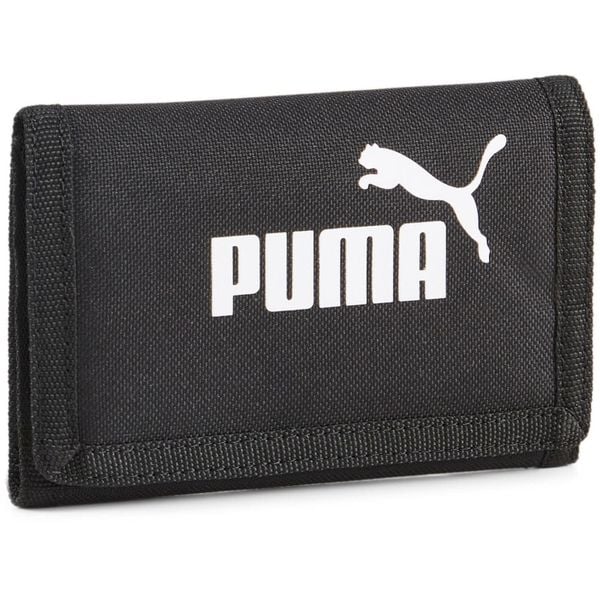 Portfel Puma Phase, Dla obu płci. Czarne portfele męskie Puma, bez wzorów, z poliesteru. Za 190.00 zł.