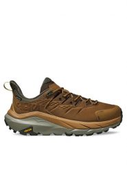 Hoka Trekkingi Kaha 2 Low GTX GORE-TEX 1123190 Brązowy. Brązowe buty zimowe męskie HOKA, bez wzorów, z gore-texu, bez obcasa, bez zapięcia. Za 629.99 zł.