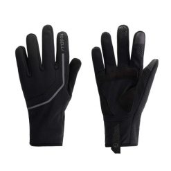 Rękawiczki rowerowe unisex Rogelli Apex. Czarne rękawiczki damskie Rogelli, bez wzorów. W wyprzedaży za 70.00 zł.