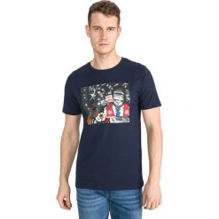 Jack & Jones Jingle Koszulka Niebieski. Niebieskie t-shirty męskie Jack & Jones, m, bez wzorów, z bawełny, bez kołnierzyka, bez ramiączek. Za 56.95 zł.