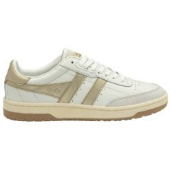 Sneakersy damskie Gola Falcon Mirror. Białe obuwie sportowe damskie Gola, bez wzorów, bez zapięcia. Za 470.50 zł.