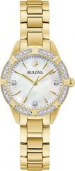 Zegarek Bulova Zegarek damski Bulova 98R297 CYRKONIE złoty. Żółte zegarki damskie Bulova, złote. Za 1,755.00 zł.