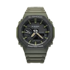 Zegarek G-Shock. Zielone zegarki męskie G-Shock, bez wzorów. Za 449.99 zł.
