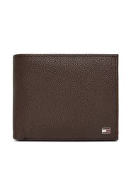 Tommy Hilfiger Portfel Th Flag Cc Flap And Coin AM0AM13520 Brązowy. Brązowe portfele męskie Tommy Hilfiger, bez wzorów, ze skóry. Za 329.99 zł.