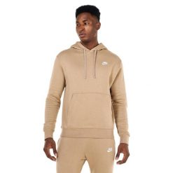 Bluza Z Polaru Dla Dorosłych Unisex Sportswear Club. Brązowe bluzy męskie Nike, m, bez wzorów, z polaru, bez ramiączek, bez kaptura. Za 366.99 zł.
