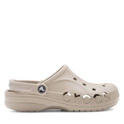 Klapki Crocs. Brązowe klapki męskie Crocs, bez wzorów, bez zapięcia. Za 229.99 zł.