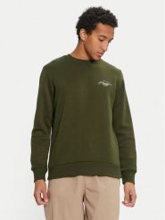 Jack&Jones Bluza Ferris 12256837 Zielony Standard Fit. Zielone bluzy męskie Jack&Jones, l, bez wzorów, z bawełny, bez ramiączek, bez kaptura. W wyprzedaży za 49.99 zł.