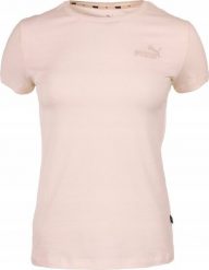 Puma Koszulka damska Puma ESS+ Embroidery Tee kremowa 848331 99 L. Białe bluzki damskie Puma, l, bez wzorów, bez kołnierzyka, bez ramiączek. Za 88.89 zł.