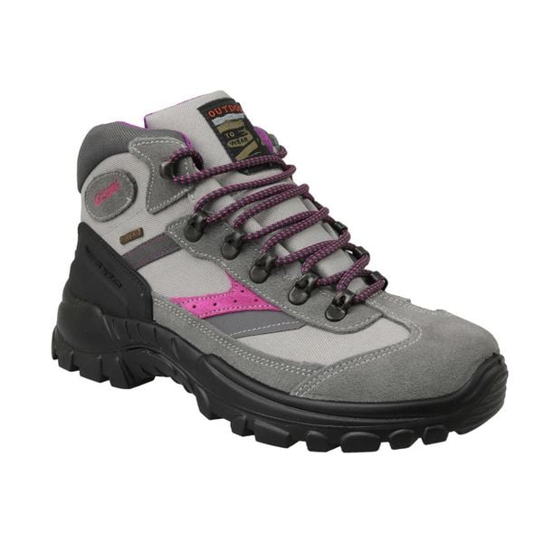 Buty trekkingowe damskie, Grisport Grigio. Szare obuwie trekkingowe damskie Grisport, bez zapięcia. Za 298.00 zł.