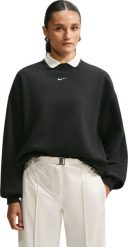 Nike Bluza damska Nike Studio Fleece czarna IM8082 001 L. Czarne bluzy damskie Nike, l, bez wzorów, bez ramiączek, bez kaptura. Za 269.98 zł.