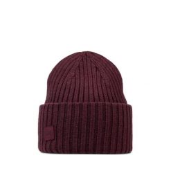 Czapka Buff Erviny z wełny merino. Czerwone czapki damskie Buff, bez wzorów, z wełny, sportowe. W wyprzedaży za 153.93 zł.