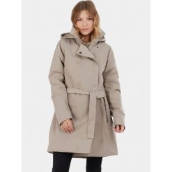 Płaszcz Przeciwdeszczowy Damski Fundango Charlotte. Brązowe płaszcze damskie FUNDANGO, l, bez wzorów, sportowe, bez kołnierzyka, bez kaptura. Za 499.90 zł.