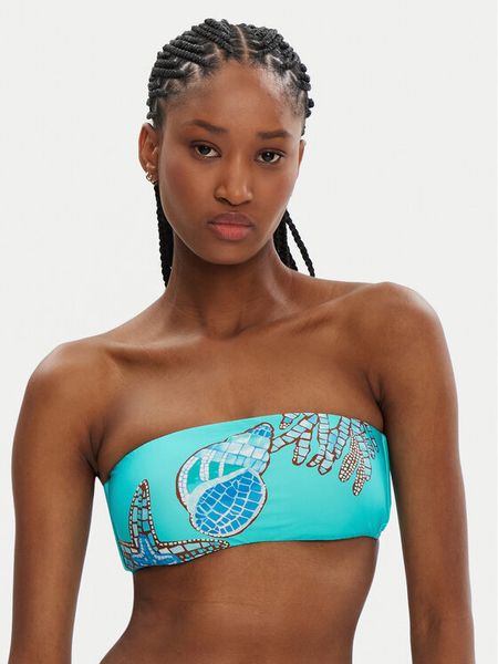 Seafolly Góra od bikini La Mer 31448-214 Turkusowy. Niebieskie bikini Seafolly, bez wzorów, z syntetyku. Za 299.99 zł.