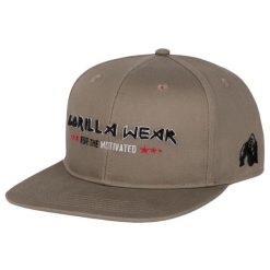 Wayne Snapback Czapka - Brązowy. Brązowe czapki damskie GORILLA WEAR, na wiosnę, bez wzorów. Za 144.00 zł.