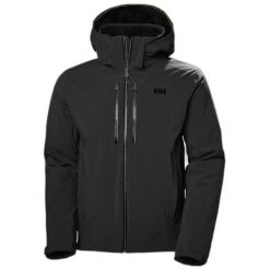 Kurtka narciarska Helly Hansen alpha lifaloft. Czarne kurtki sportowe męskie Helly Hansen, na zimę, m, bez wzorów, bez kaptura, narciarskie. Za 2,326.50 zł.