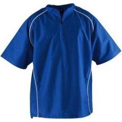 Bluza z krótkim rękawem Batting Cage Jack - Baseball Softball - Młodzieżowa. Niebieskia bluzy damskie RAWLINGS, l, bez wzorów, młodzieżowe, bez ramiączek, bez kaptura. Za 86.95 zł.