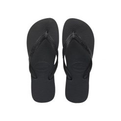 Sandały Havaianas Basic Top Czarny. Czarne sandały męskie Havaianas, na lato, bez wzorów, z materiału, eleganckie, bez zapięcia. Za 98.00 zł.