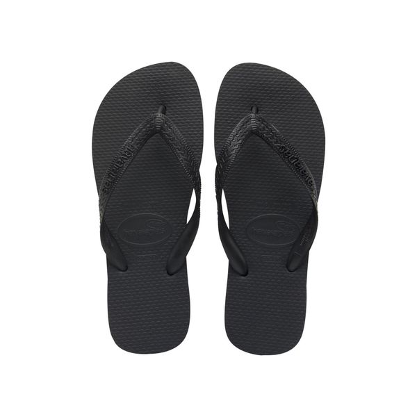 Sandały Havaianas Basic Top Czarny. Czarne sandały męskie Havaianas, na lato, bez wzorów, z materiału, eleganckie, bez zapięcia. Za 96.90 zł.