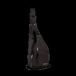 Wings Plecak Crossbody Vireo Czarny. Czarne plecaki męskie Wings, bez wzorów, z materiału, eleganckie. Za 89.90 zł.