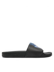 Adidas Klapki Adilette IG9265 Czarny. Czarne klapki męskie Adidas, bez wzorów, ze skóry, bez zapięcia. Za 129.99 zł.