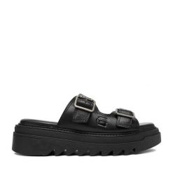 Klapki G-Star Raw. Czarne klapki damskie G-Star Raw, bez wzorów, retro, bez obcasa, bez zapięcia. Za 249.99 zł.