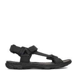 Sandały Lasocki. Czarne sandały męskie Lasocki, bez wzorów, bez zapięcia. Za 159.99 zł.