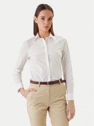 Gant Koszula 4300486 Biały. Białe koszule damskie GANT, bez wzorów, z bawełny, bez kołnierzyka, bez ramiączek. Za 462.99 zł.