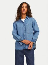 JJXX Koszula jeansowa Jama 12259300 Niebieski Relaxed Fit. Niebieskie koszule damskie JJXX, m, bez wzorów, z bawełny, bez kołnierzyka, bez ramiączek. Za 119.99 zł.