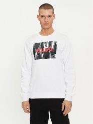 Hugo Bluza Duragol_U242 50513335 Biały Regular Fit. Białe bluzy męskie Hugo, l, bez wzorów, z bawełny, bez ramiączek, bez kaptura. Za 499.99 zł.