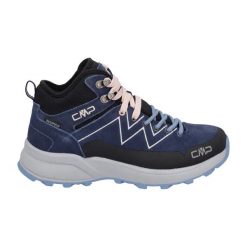 Damskie buty trekkingowe w średnim wieku CMP Kaleepso Wp. Niebieskie obuwie trekkingowe damskie CMP, ze skóry, bez zapięcia. Za 423.00 zł.