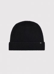 PAKO LORENTE – Czarna czapka męska z wełną. Czarne czapki męskie Pako Lorente, na zimę, bez wzorów, z nylonu. Za 149.99 zł.