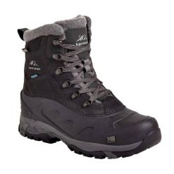 Buty zimowe męskie Karrimor Snowfur. Czarne buty zimowe męskie Karrimor, na zimę, bez wzorów, bez obcasa, bez zapięcia. Za 423.99 zł.