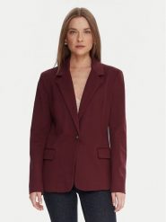 Guess Marynarka W5BN66 KCMU2 Bordowy Regular Fit. Czerwone marynarki i żakiety damskie Guess, z aplikacjami, z wiskozy, bez kołnierzyka, bez ramiączek. Za 489.99 zł.