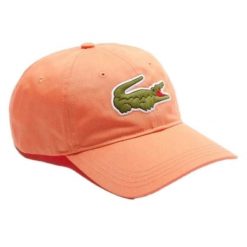 Czapka z daszkiem dla dorosłych Lacoste. Brązowe czapki damskie Lacoste, na lato, bez wzorów, z bawełny, eleganckie. Za 177.00 zł.
