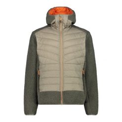 Bluza męska turystyczna CMP 34P1817. Zielone bluzy męskie CMP, m, bez wzorów, sportowe, bez ramiączek, bez kaptura. Za 409.99 zł.