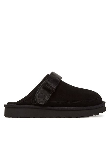 Ugg Klapki M Goldencoast Clog II 1166915 Czarny. Czarne klapki męskie UGG, bez wzorów, ze skóry, bez zapięcia. Za 669.99 zł.