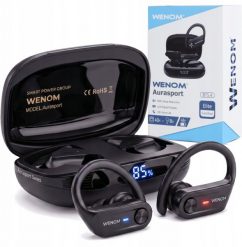 Słuchawki Wenom SŁUCHAWKI BEZPRZEWODOWE BLUETOOTH 5.4 PRO SPORTOWE DNR WENOM AURASPORT ANC. Słuchawki bezprzewodowe Wenom. Za 189.00 zł.