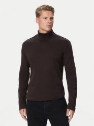 Calvin Klein Golf LV04LH215G Brązowy ciemny Regular Fit. Brązowe swetry męskie Calvin Klein, m, bez wzorów, z bawełny, bez kołnierzyka, bez ramiączek. Za 289.99 zł.