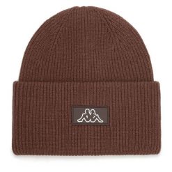 Czapka Kappa. Brązowe czapki damskie Kappa, na zimę, bez wzorów. Za 59.99 zł.