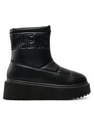 LOVE MOSCHINO Botki JA24266I0LIE0000 Czarny. Czarne botki damskie Love Moschino, bez wzorów, z materiału, bez obcasa, na płaskiej podeszwie, bez zapięcia. Za 1,119.00 zł.