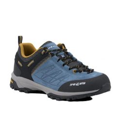 Buty trekkingowe Trezeta Raider WP. Niebieskie trekkingi męskie Trezeta, z materiału, bez zapięcia. Za 466.10 zł.