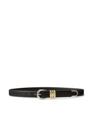LAUREN RALPH LAUREN Pasek 412P16763001 Czarny. Czarne paski damskie Lauren Ralph Lauren, bez wzorów, ze skóry. Za 519.99 zł.