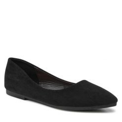 Baleriny Jenny Fairy. Czarne balerinki damskie Jenny Fairy, bez wzorów, bez obcasa, bez zapięcia. Za 34.99 zł.