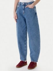 Tommy Jeans Jeansy Jeanie DW0DW22618 Niebieski Balloon Fit. Niebieskie jeansy damskie Tommy Jeans, bez wzorów, z bawełny. Za 409.99 zł.